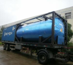 China ISO Container Bitumen Storage 23000 Litre Asphalt Heating Tank wholesale