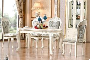 China Hot Sale Luxury Antique Style Square Dining Table wholesale