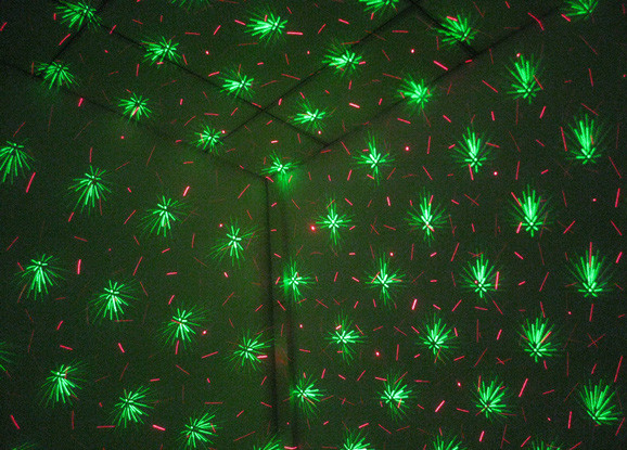 Dj Lighting Effects Laser Light Projector 24 Patterns Snowflake Changeable