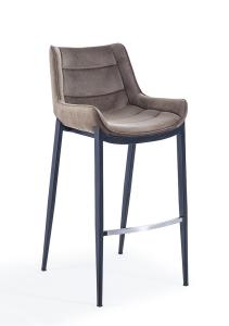 China PU Black Painted Frame 75cm Leisure Modern Bar Chair wholesale