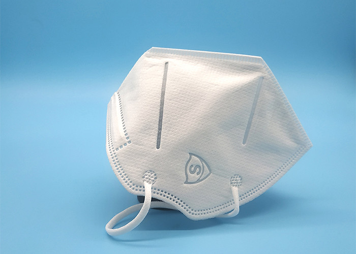 White Ear Hanging Disposable N95 Mask Anti Pollution Mask With Nose Clip