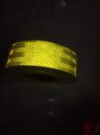 Bright Photo Reflective Conspicuity Tape Placement , Fluorescent Yellow