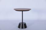Solid Wood Creative Round Side Table Balcony Small Coffee Table