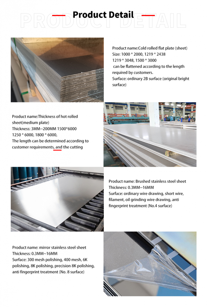 Hot Sale 314 304L 309S 310S 316 316L 321H 8Cm Stainless Steel Metal 2b Finish Plate Sheets 1