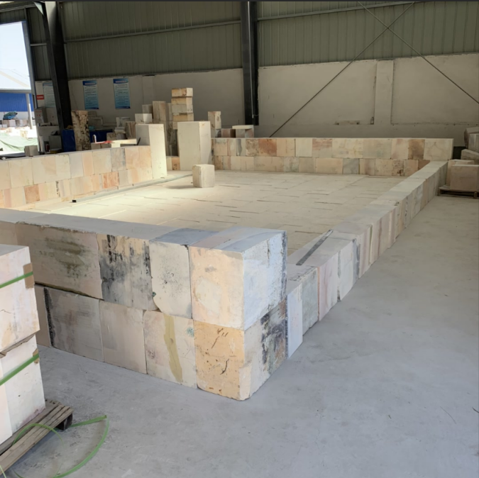 AZS Refractory Brick for Glass Bottles Making Furnace Customized Size from Manufacture