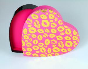China Chocolate Heart shape Cardboard Package Box wholesale