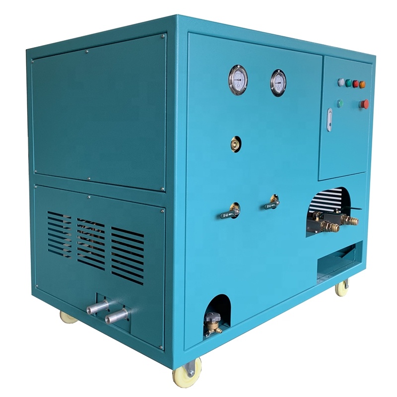 Air Conditioning Refrigerant Charging Machine Vapor Recovery Unit AC 2HP R134a R22