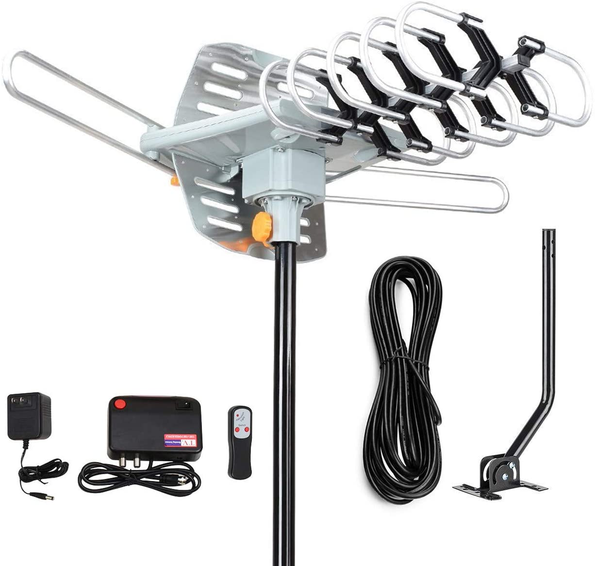 High Gain Yagi Outdoor UHF VHF TV Antenna with Customized Connector Type and Impendence