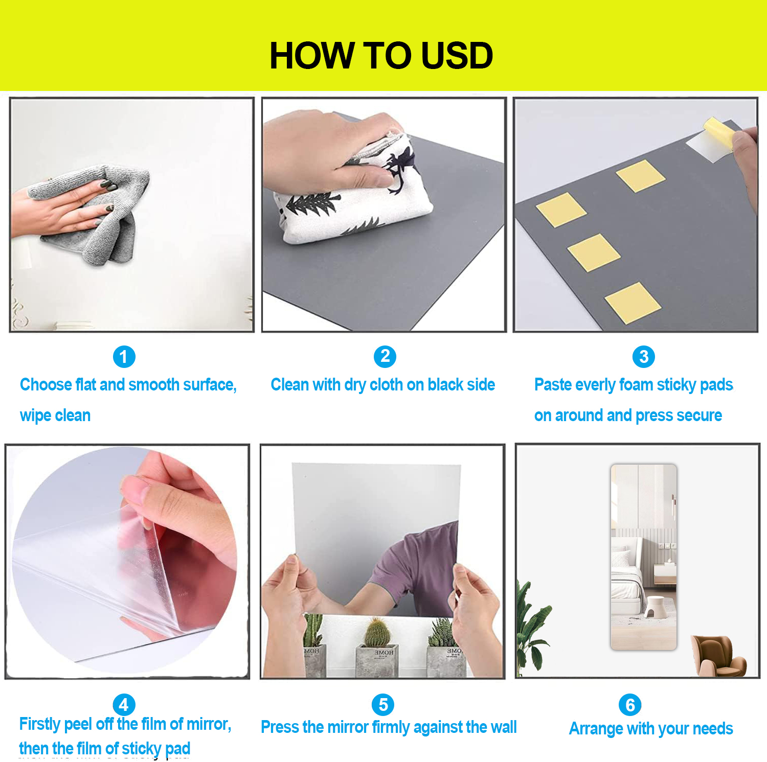 Environmental Protection Acrylic Letter Dressing Shape Material for Bathroom Furniture