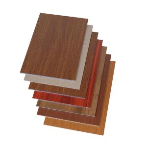 China Heat Insulation Aluminum-Wooden-Composite-Panel Width Range 1000mm-2000mm wholesale