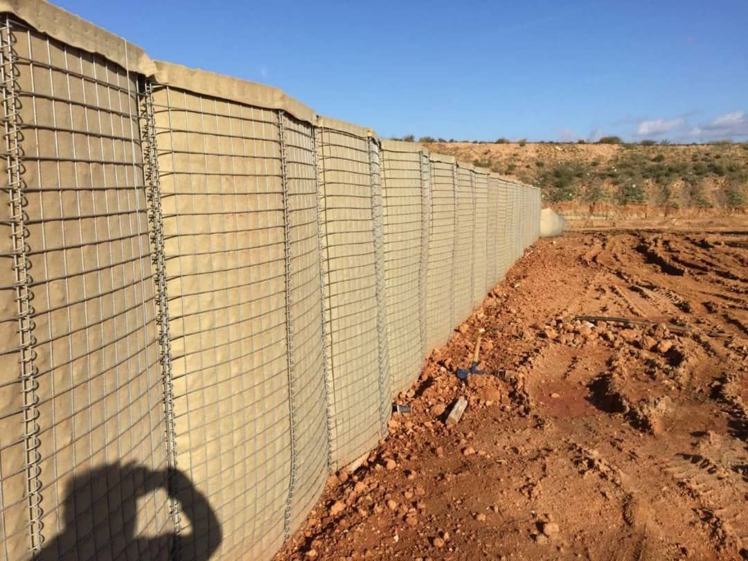 0.61x0.61m Military Sand Barriers Heavy Galvanized Wire Mesh
