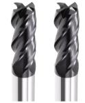 4 Flutes Tungsten Carbide Milling Cutters 50-200mm Overall Length Wear