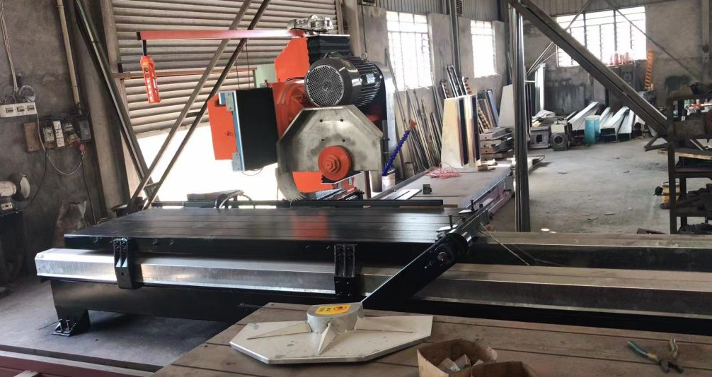 Manual Stone Edge Trimming Machine Slab Chamfering Machine For Marble Granite