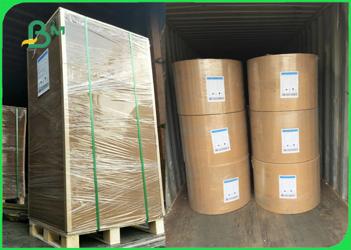 FSC 70gsm 80gsm Bamboo Pulp Brown Kraft Paper For Envelope Good Stiffness