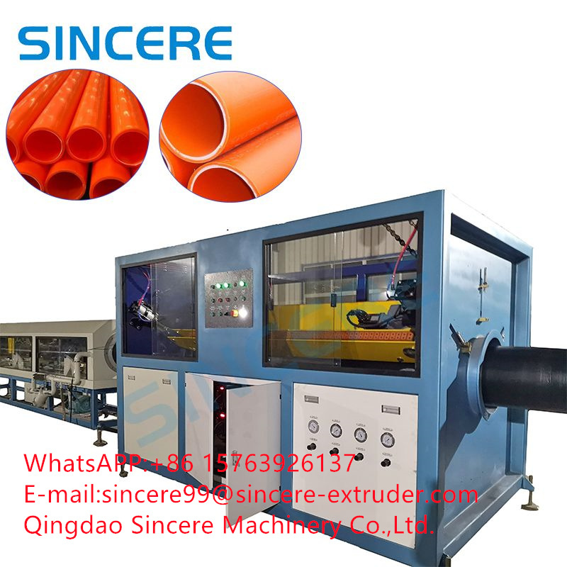 MPP PE PP Corrugated Plastic Pipe Production Extrusion Line Machine SJ180