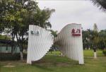 Modern Art Welding Stainless Steel Sculpture Abstract Large Painted 3m