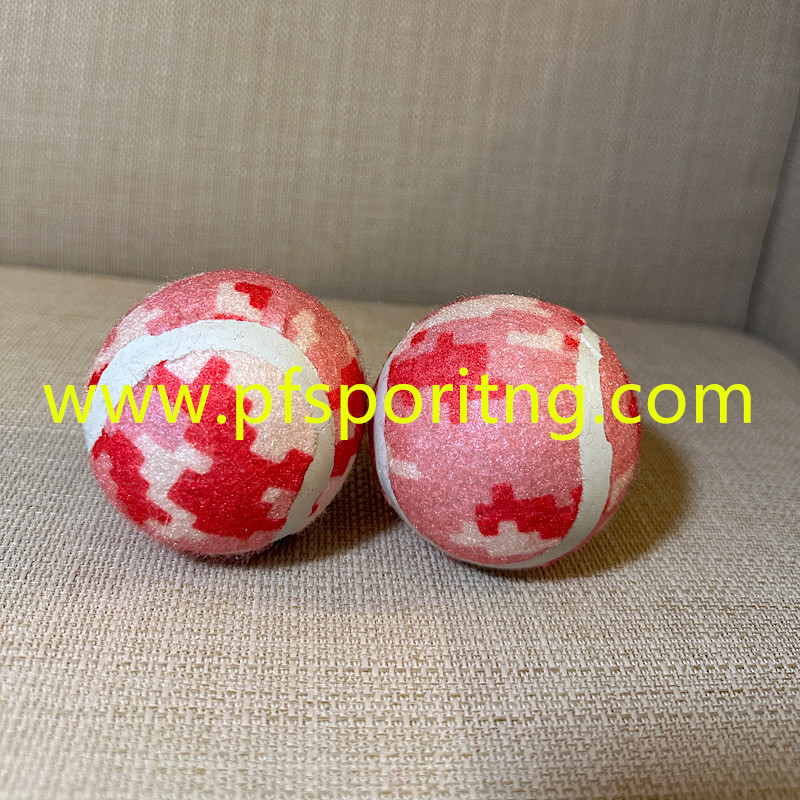 Factory Price Customized Color Rubber dog interactive chew toys pet tennis ball for training logo dog ball