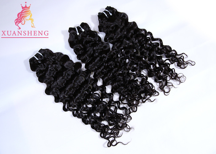 Virgin Brazilian Curly Human Cuticle Aligned Hair Extensions 100G Bundles