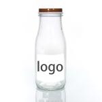 Personalised Glass Milk Bottle 16oz 500ml 1 Litre Logo Printing