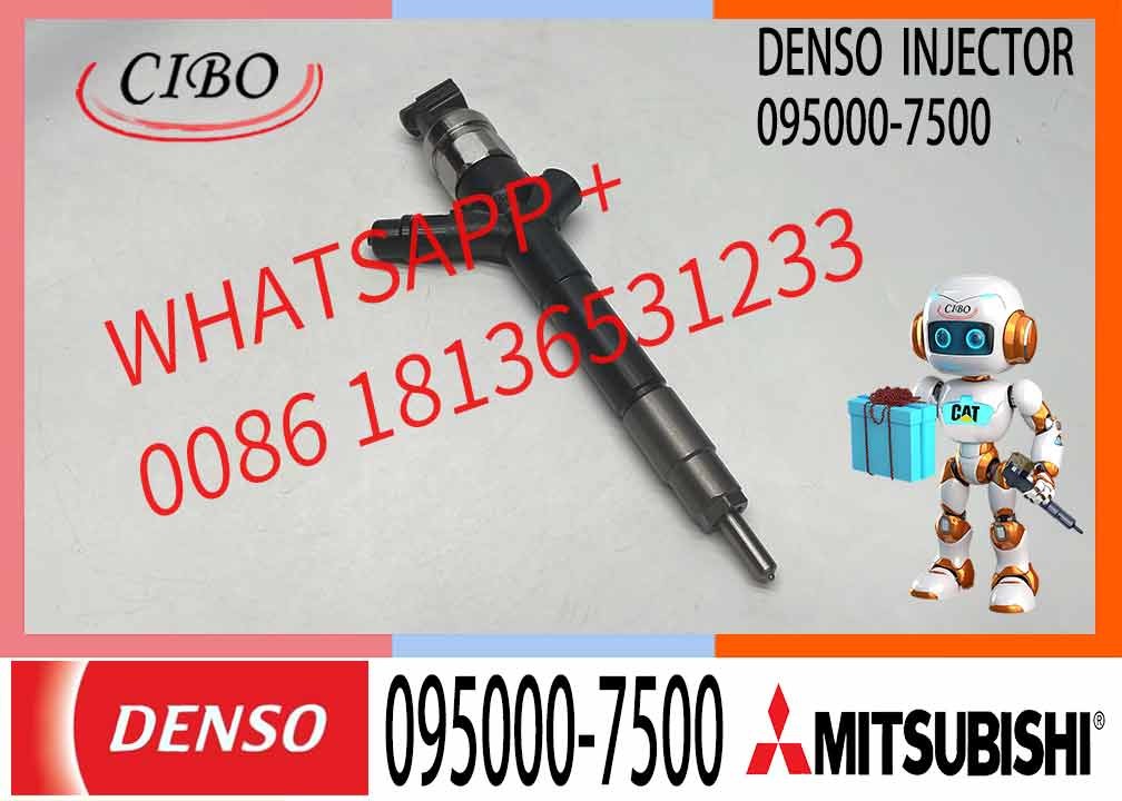 095000-7500 1465A279 Neutral Common Rail Diesel Fuel Injector 095000-7501 For Denso 7505 Mitsubishi Pajero 4M41