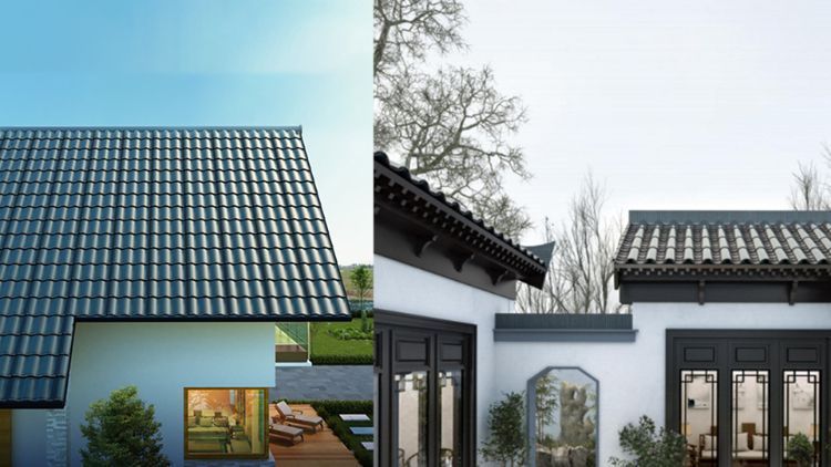 X-Solar Energy BIPV Roof Tiles Photovoltaic Solar Curve Tiles for Roof