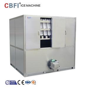 China Stainless Steel Automatic 3 Ton Cube Ice Machine Energy Saving wholesale
