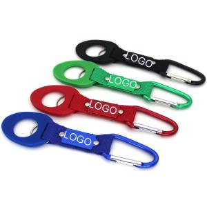 China Colorful Rubber Kettle Water Bottle Buckles Carabiner Logo Customized wholesale