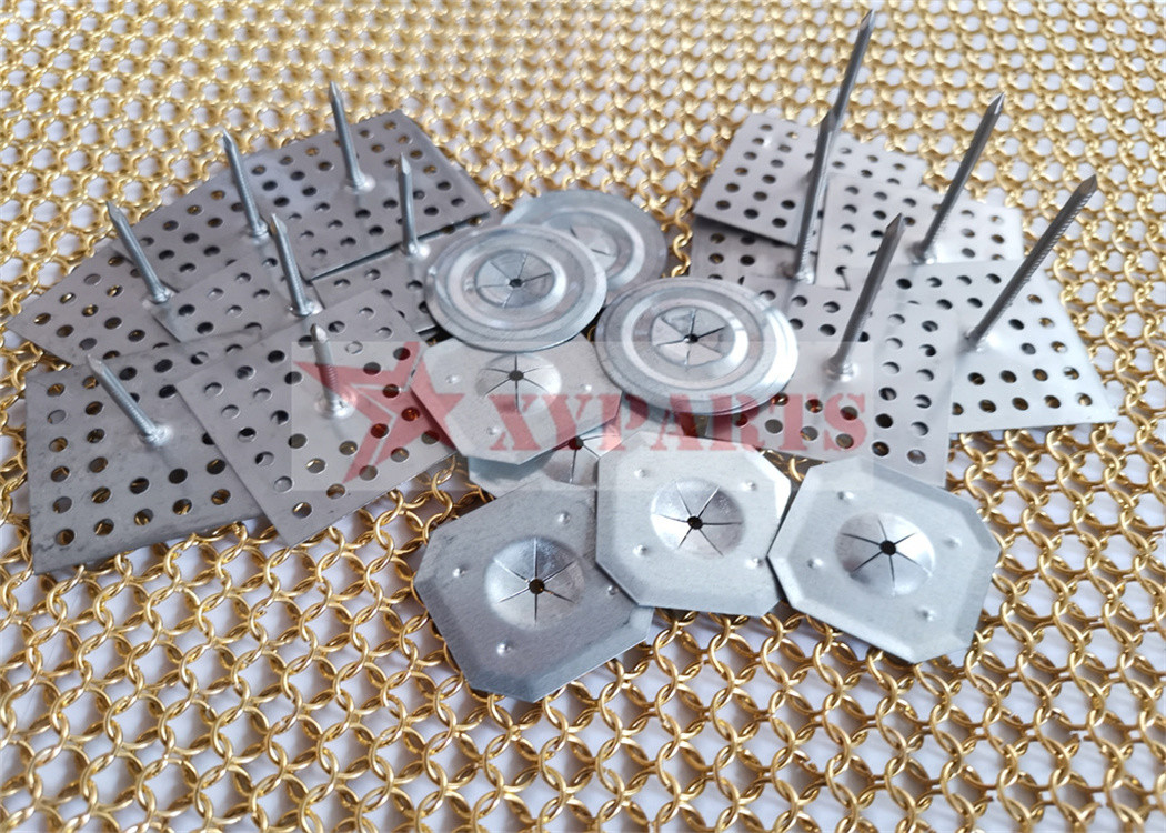 30mm 32mm SS Galvanized Steel Self Locking Washers For Insulation Pins