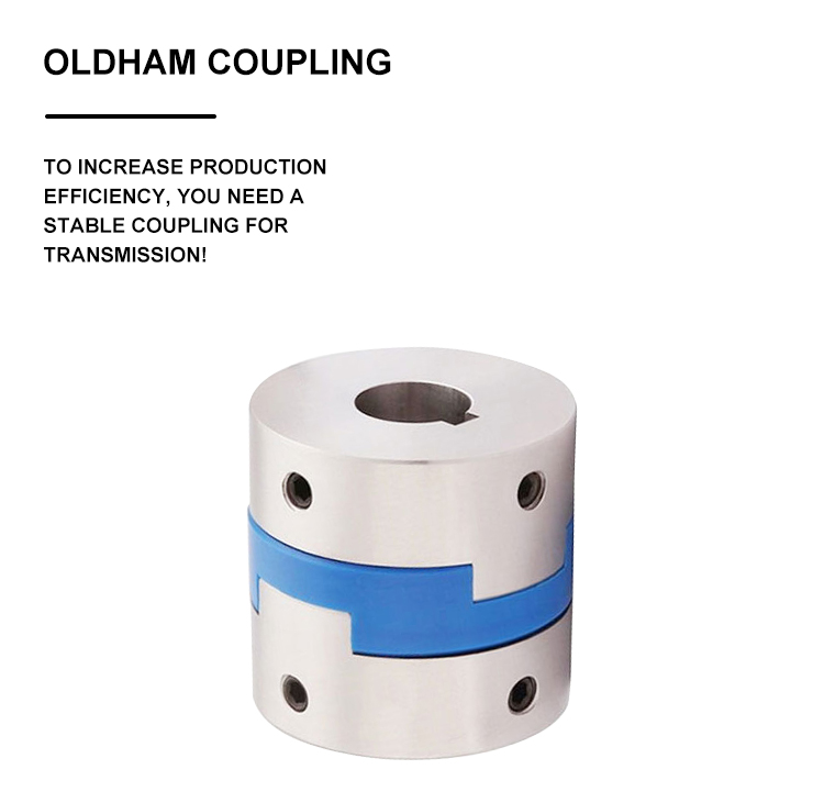 Clamp Type Oldham Aluminum Flexible Coupling For Servo Motor