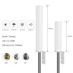240*63*63mm Outdoor MIMO 4G 5G Cylinder Antenna for Maximum Input Power up to