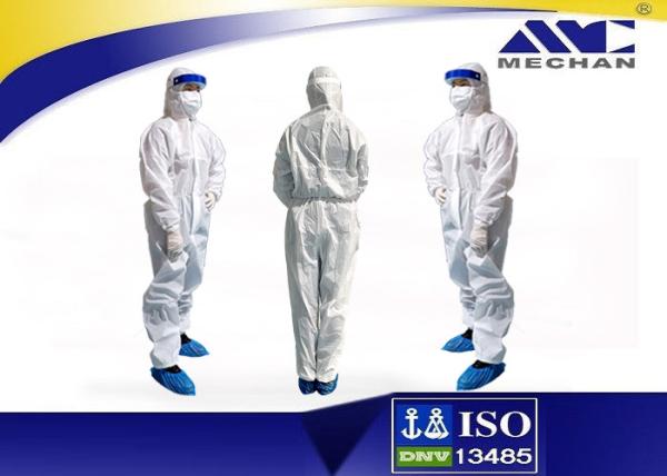 Chemical Disposable Isolation Gowns Coverall / Safety Cloth Disposable Surgery
