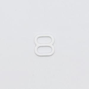 China Nylon Coated Metal Bra Strap Adjustment Sliders 9mm wholesale