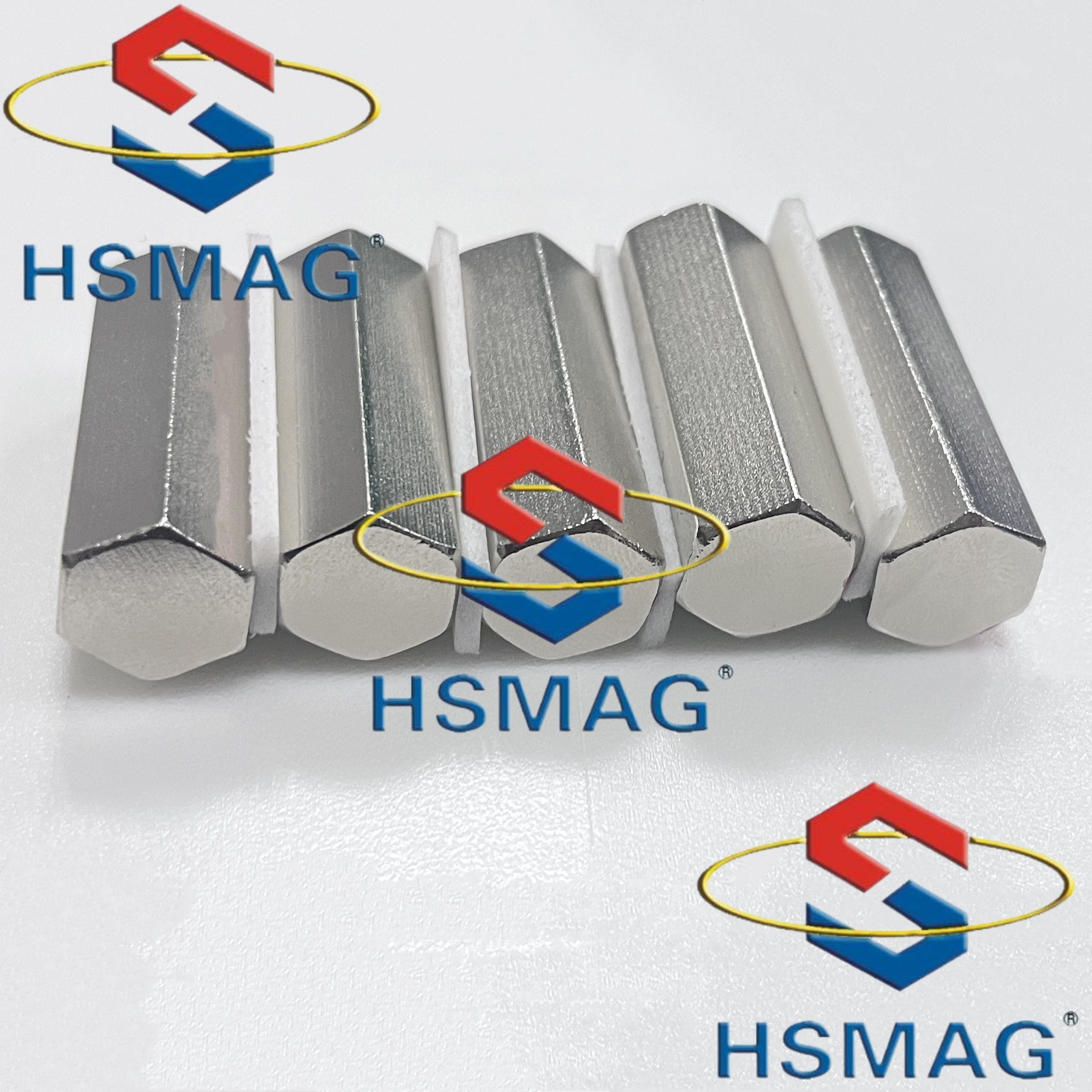 HSMAG Multifunction Electroplate Hexagonal Prism SmCo Magnet Sm2Co17 30AH 30EH 33EH