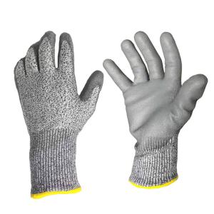 China Glass Industry Knitted Liner Cut Resistant Gloves Level 5 Ultra Resistant wholesale