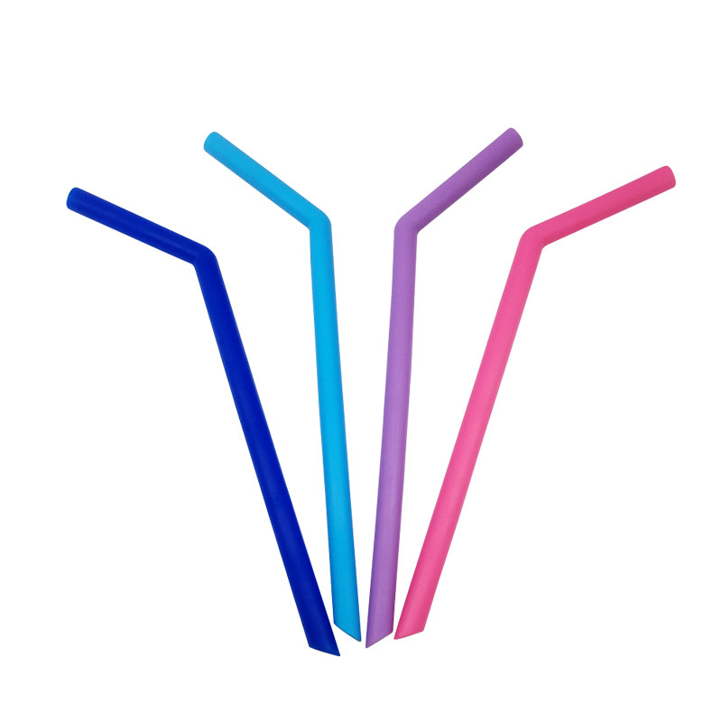 Bar Accessories Bpa Free Straws Variety Of Colors 100% Reusable Food - Grade Silicone