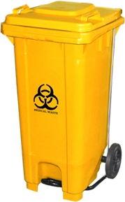 China 120Liters medical waste bin with pedal wholesale