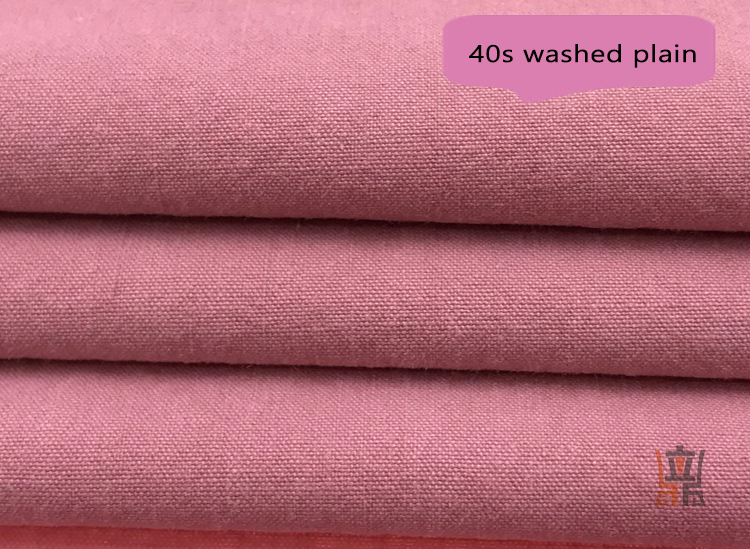 Pink 40s Combed Plain Dyed 100 Cotton Poplin Fabric By The Yard 145gsm
