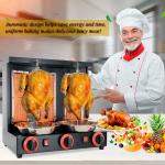 Burners Propane Gyro Machine Broiler Kebab Doner Shawarma Automatic Vertical