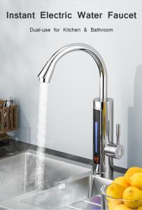 China ABS Electric Hand Wash Tap SS304 Electric Kitchen Water Heater Tap 2-3L/Min wholesale