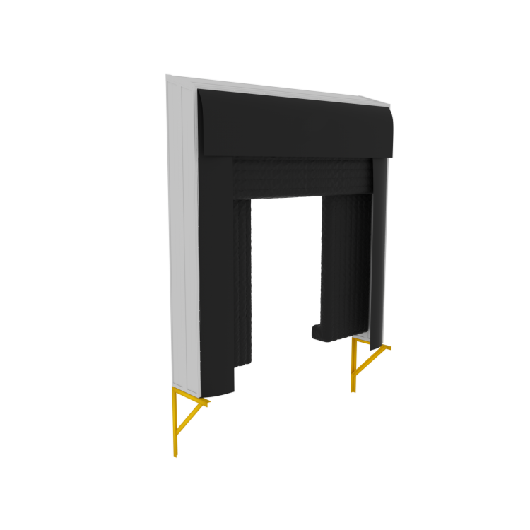 OEM Wholesale Industrial Style Outdoor Waterproof Excellent Weather Resistance Industrial Adjustable Inflatable Insulated Airtight Sealed Dock Shelter