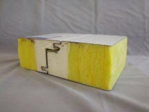 China Thermal Insulation Glasswool Sandwich Panel 100mm Custom wholesale