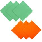 Orange 60x84 Inch Luxury Paper Napkin Oil Proof Vintage OEM Service