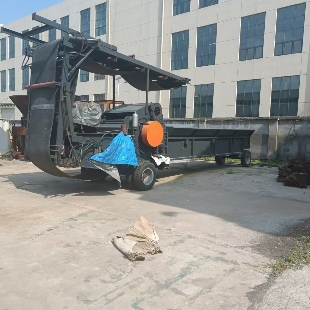 0.5-10t/h Capacity Biomass Crusher Without Open Bale