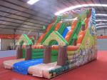 Commercial Large Inflatable Slide Animal Kingdom Themed With Air Blower