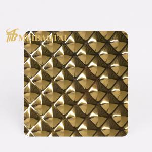 China ASTM Embossed Stainless Steel Sheet , polished stainless steel diamond plate wholesale