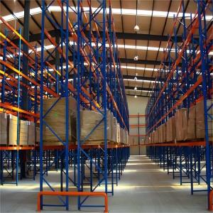 VNA Warehouse Racking Heavy Duty Pallet Racking Customized Size