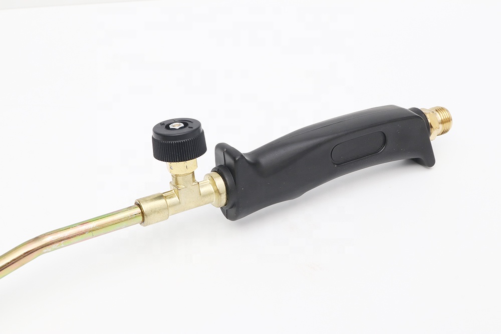 Trigger Start Upper Butane Heating Torch with Heavy-Duty Flame Output and Fuel Consumption