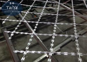 China Epoxy / Electrophoretic Safety Mesh Fence Straight Line Corrosion Resistant wholesale