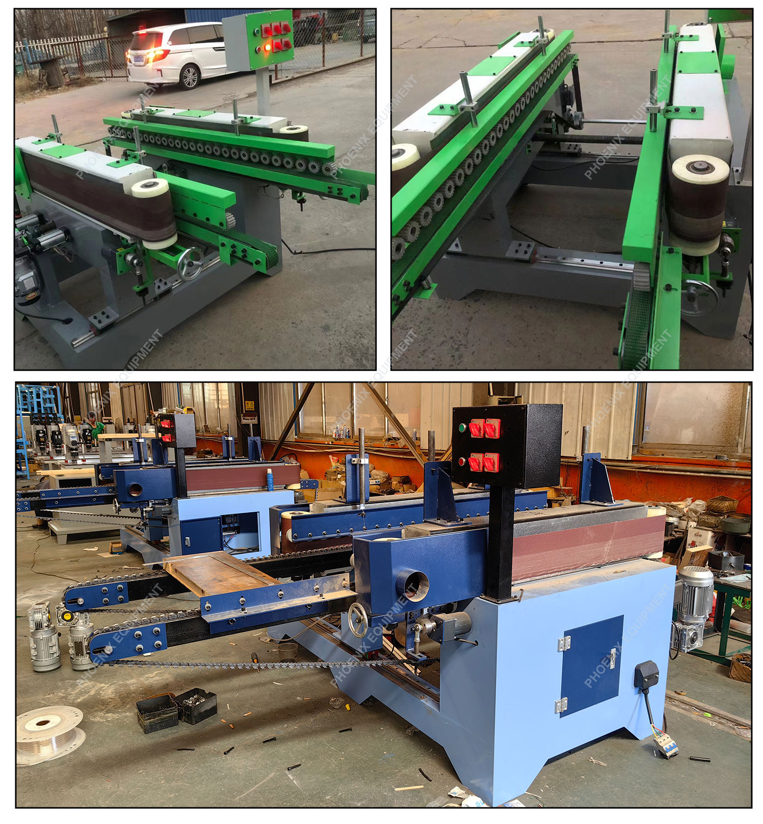 Fully Automatic Double-Sided Linear Sanding Machine for Door Edge Advanced Technology