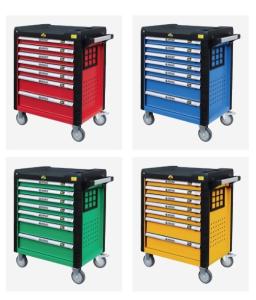 China 7 Drawers Mobile Tool Cabinet Mechanic Box Trolley 369pcs wholesale
